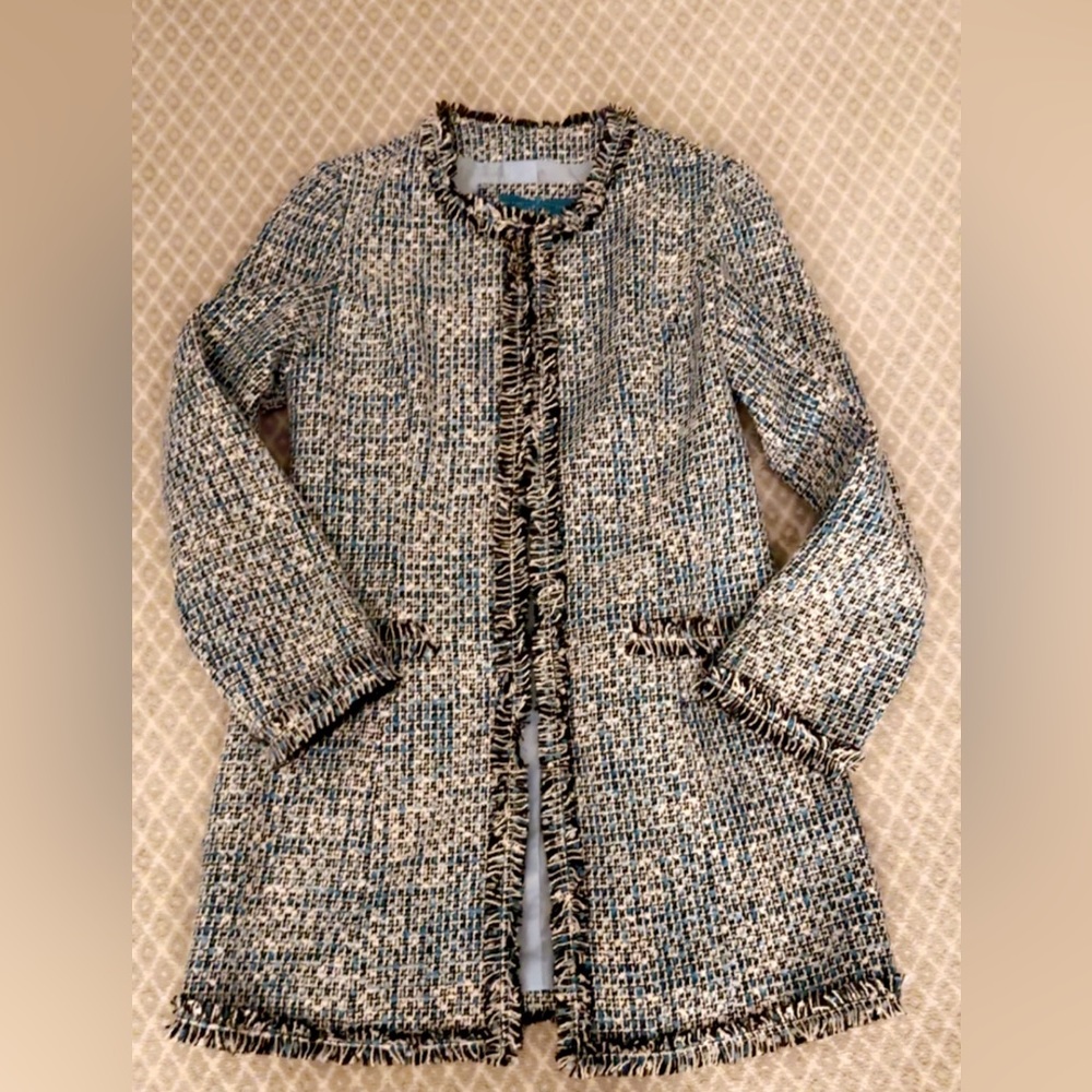 Tyler Boe boucle jacket.  NWT